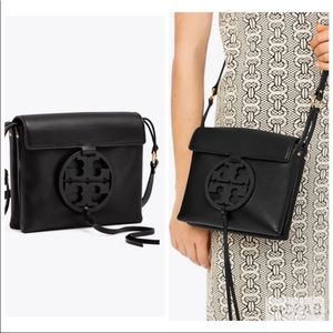 Tory Burch Miller black leather crossbody